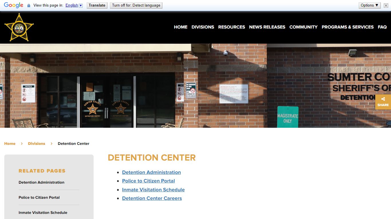 Sumter County Sheriff, SC
